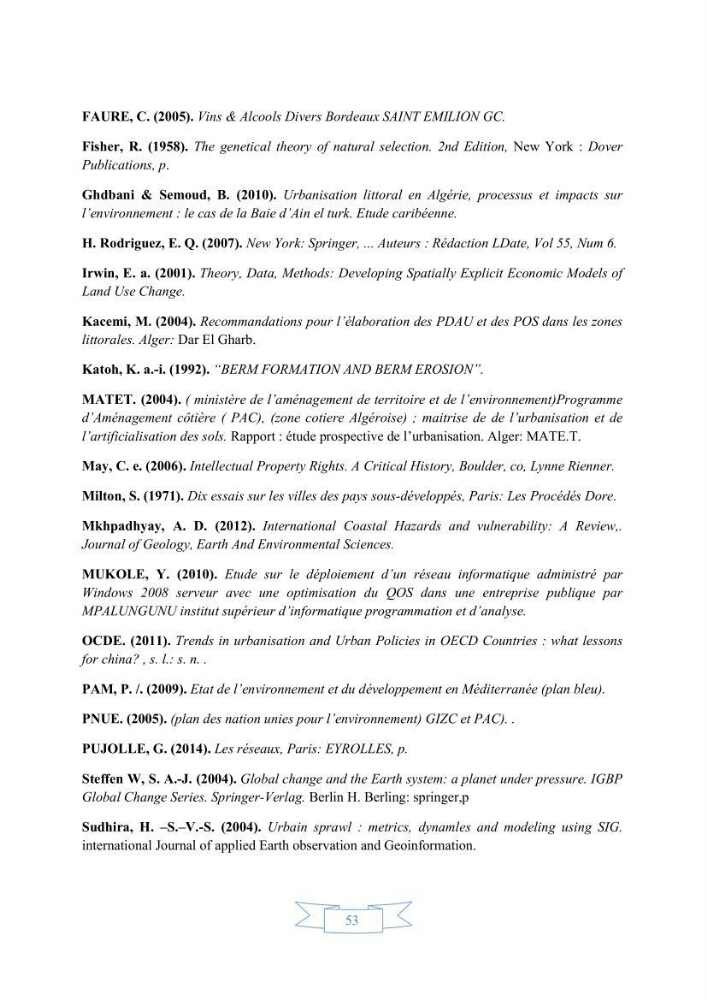 Etude de l\'évolution du littoral par télédetection