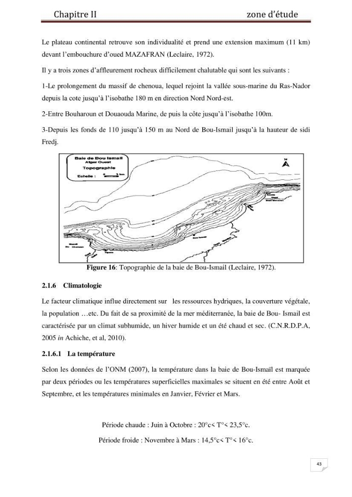 Etude des métaux traces dans les sédiments à l’embouchure métaux traces dans les sédiments à l’embouchure