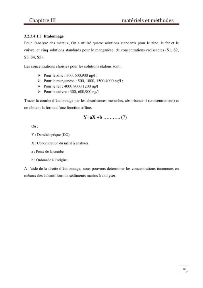 Etude des métaux traces dans les sédiments à l’embouchure métaux traces dans les sédiments à l’embouchure