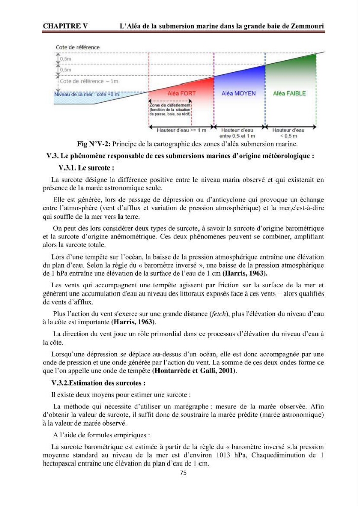 Modélisation de la dynamique et la cinématique à multi échelles du trait de côte et évaluation des zones à risques du littoral centre Algérien