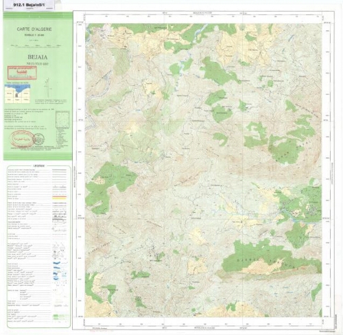 Bejaia: NJ-31-VI-33 EST Bejaia: NJ-31-VI-33 EST