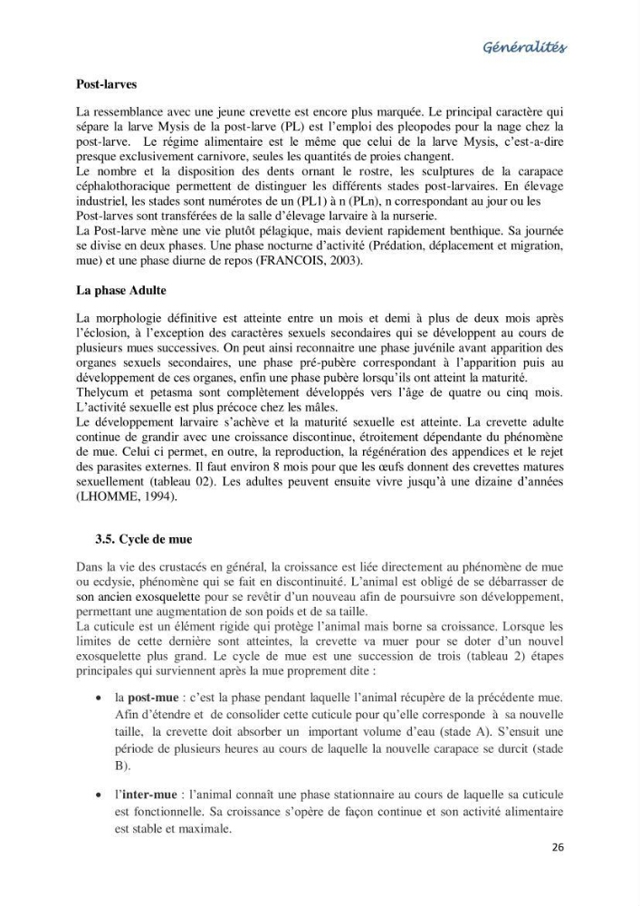Caracterisation de l\'elevage de la crevette Litopenaeus vannamei ( boone,1931) Ferme Pilote la marsa (Skikda):