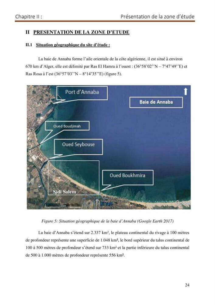 Contribution a la connaissance de la morphologie et de la dynamique sedimentaire du littoral Est de l\'Algerie