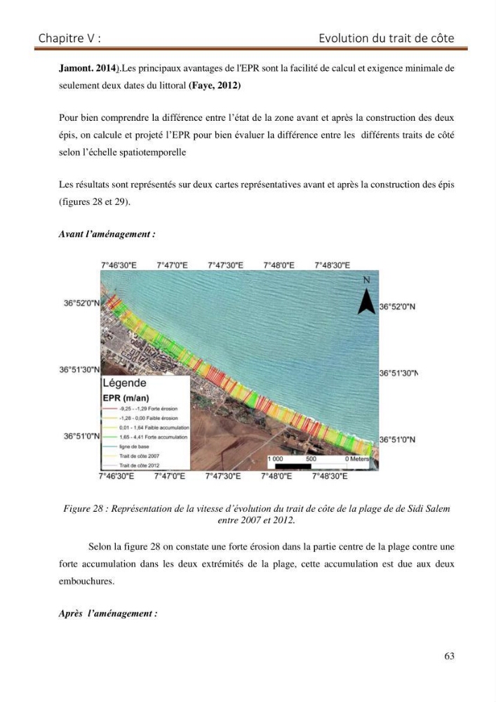Contribution a la connaissance de la morphologie et de la dynamique sedimentaire du littoral Est de l\'Algerie