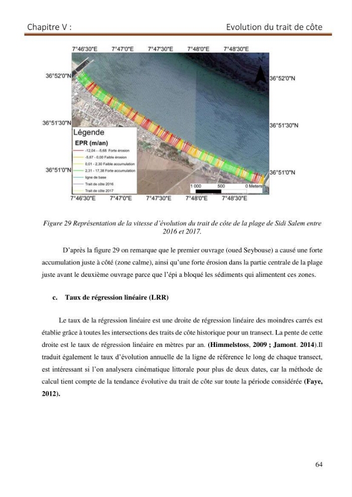 Contribution a la connaissance de la morphologie et de la dynamique sedimentaire du littoral Est de l\'Algerie
