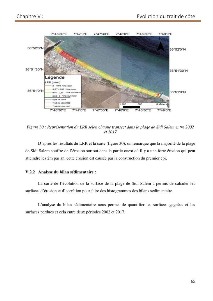Contribution a la connaissance de la morphologie et de la dynamique sedimentaire du littoral Est de l\'Algerie