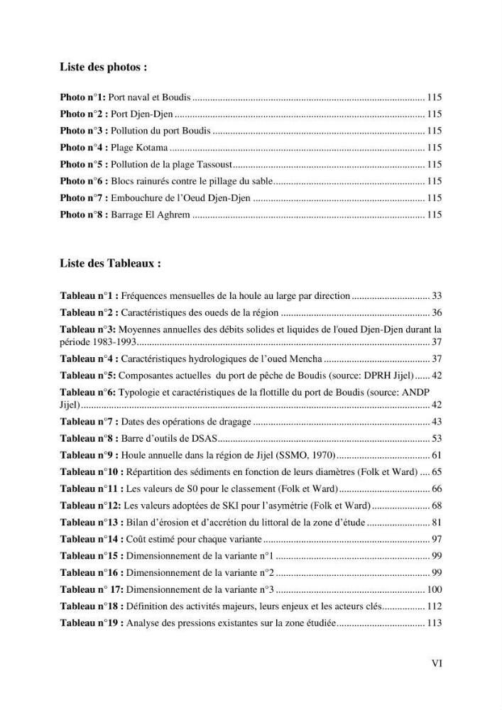 Réaménagement de la plage de Jijel et son influence sur la résolution du problème d’ensablement du port de pêche de Boudis
