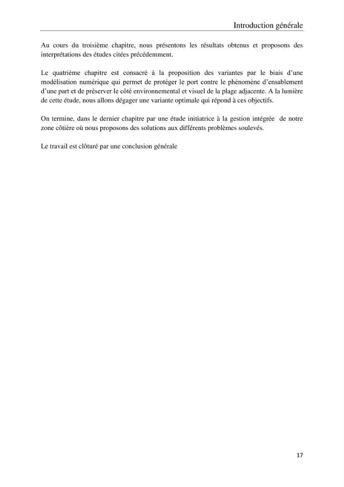 Réaménagement de la plage de Jijel et son influence sur la résolution du problème d’ensablement du port de pêche de Boudis