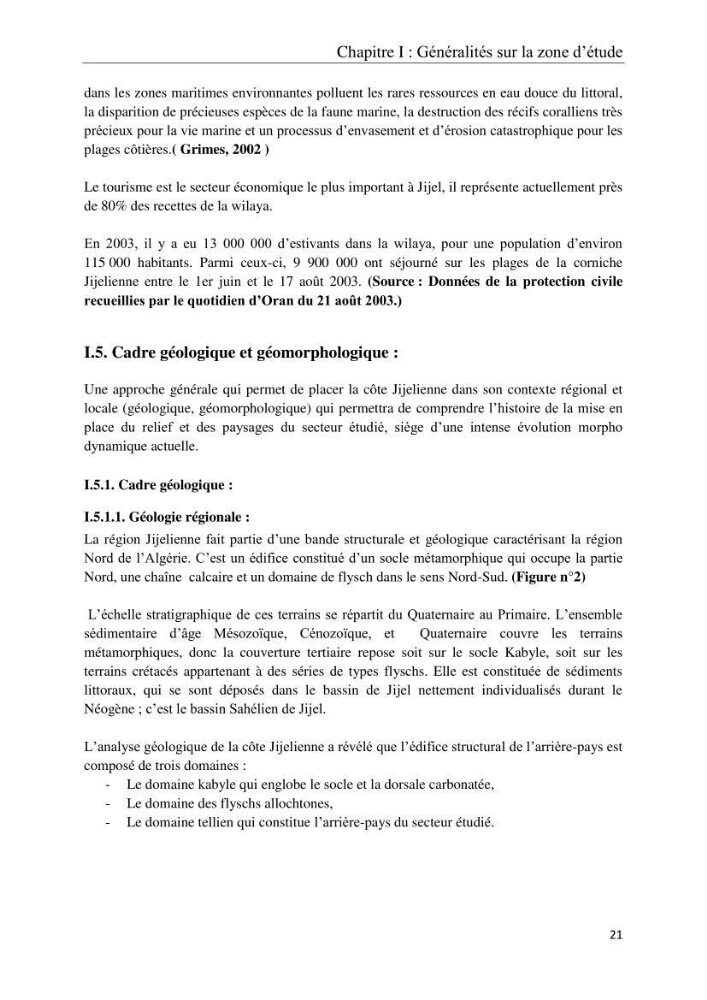 Réaménagement de la plage de Jijel et son influence sur la résolution du problème d’ensablement du port de pêche de Boudis