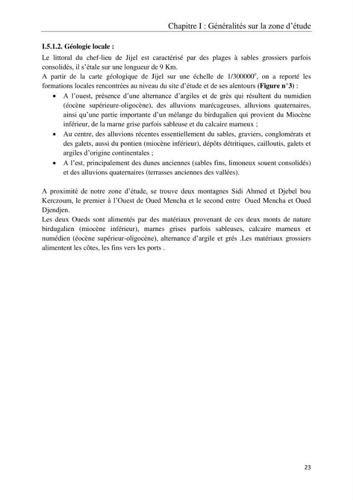 Réaménagement de la plage de Jijel et son influence sur la résolution du problème d’ensablement du port de pêche de Boudis