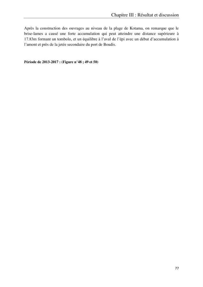 Réaménagement de la plage de Jijel et son influence sur la résolution du problème d’ensablement du port de pêche de Boudis