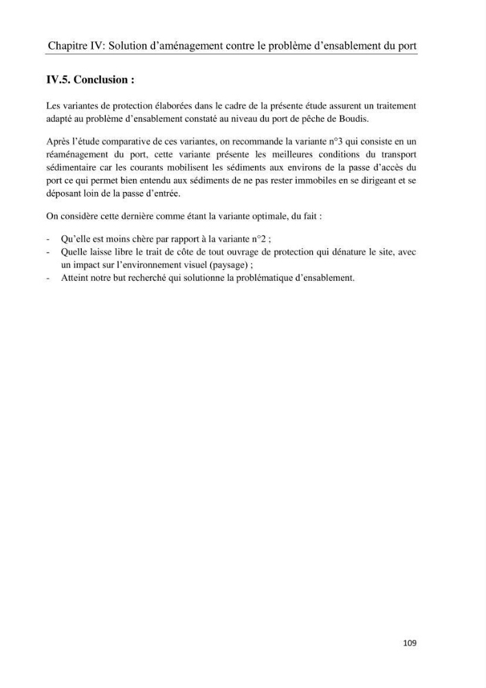 Réaménagement de la plage de Jijel et son influence sur la résolution du problème d’ensablement du port de pêche de Boudis