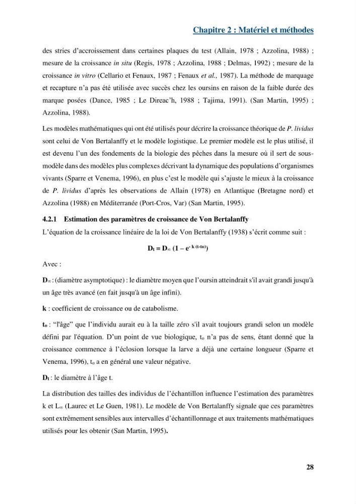 Dynamique,biologie et écologie de l\'oursin comestible Paracentrotus lividus (Lamarc,1816) de la côte algéroise