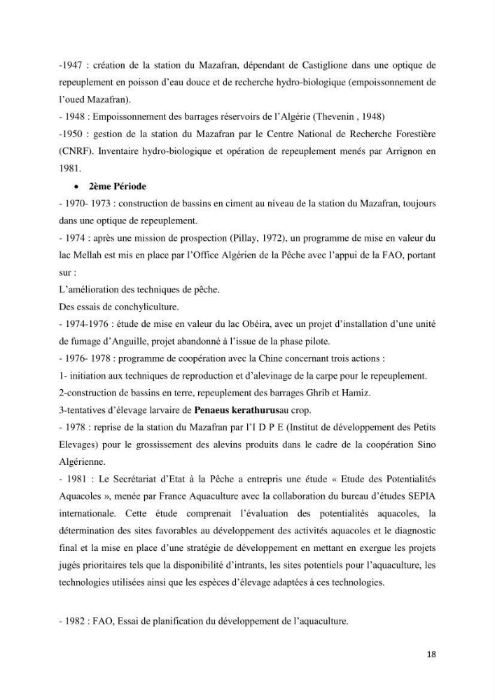 Etude des paramètres physico-chimiques des eaux du barrage de beni Haroun (Wilaya de Mila) et proposition de gestion des plans d\'eau.:
