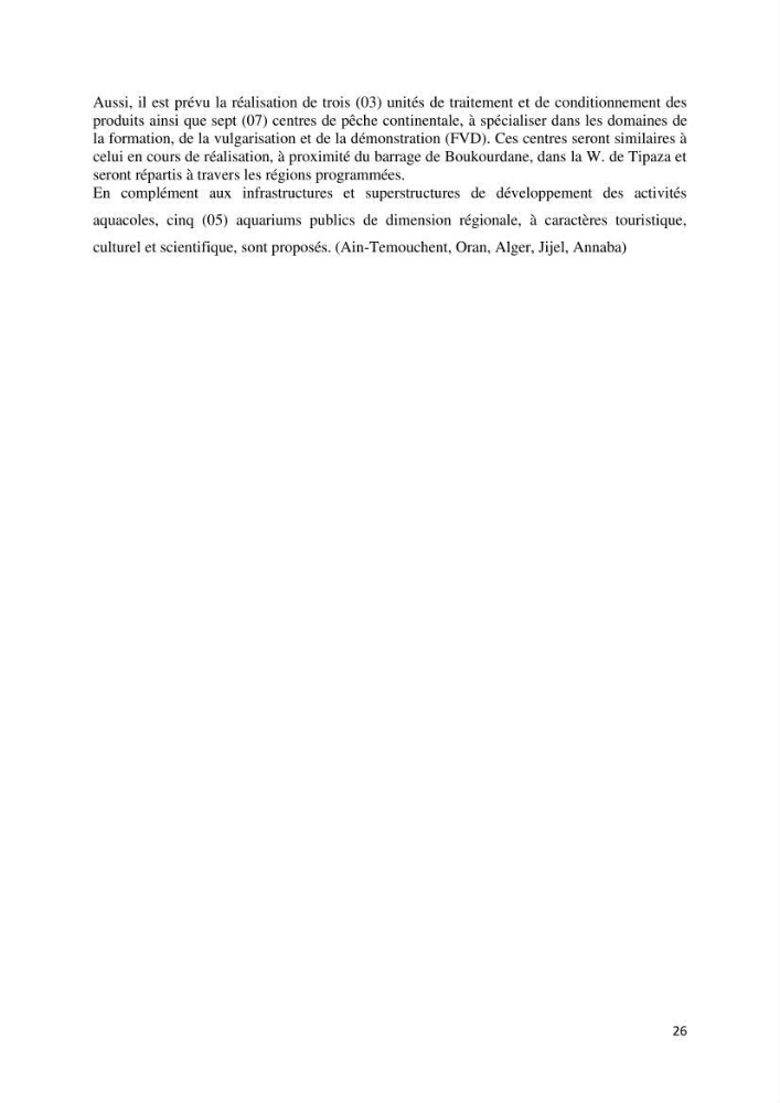 Etude des paramètres physico-chimiques des eaux du barrage de beni Haroun (Wilaya de Mila) et proposition de gestion des plans d\'eau.: