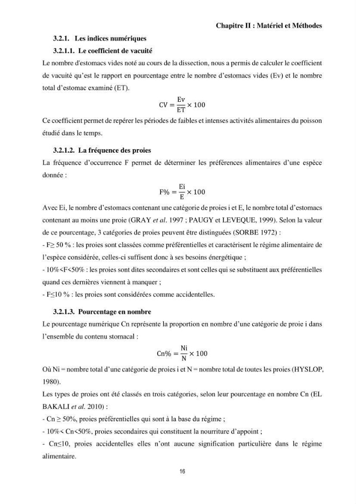 Contribution à l’étude comparative des stratégies alimentaires de cinq espèces de Labridae (Téléostéens, Perciformes) du bassin algérien.