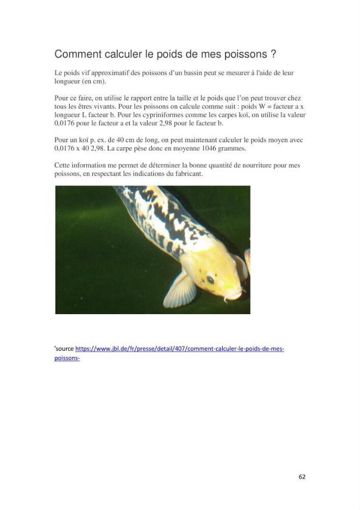 Etude comparative d\'un aliment commercial distribué en poudre et en granulé au cour de l\'élevage du tilapia du Nil ( tilapia nilotica)