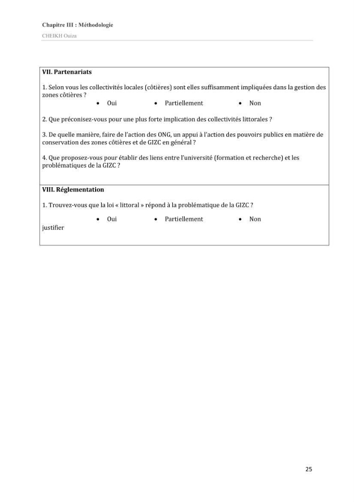 Essai de compréhension du contexte GIZC en Algérie