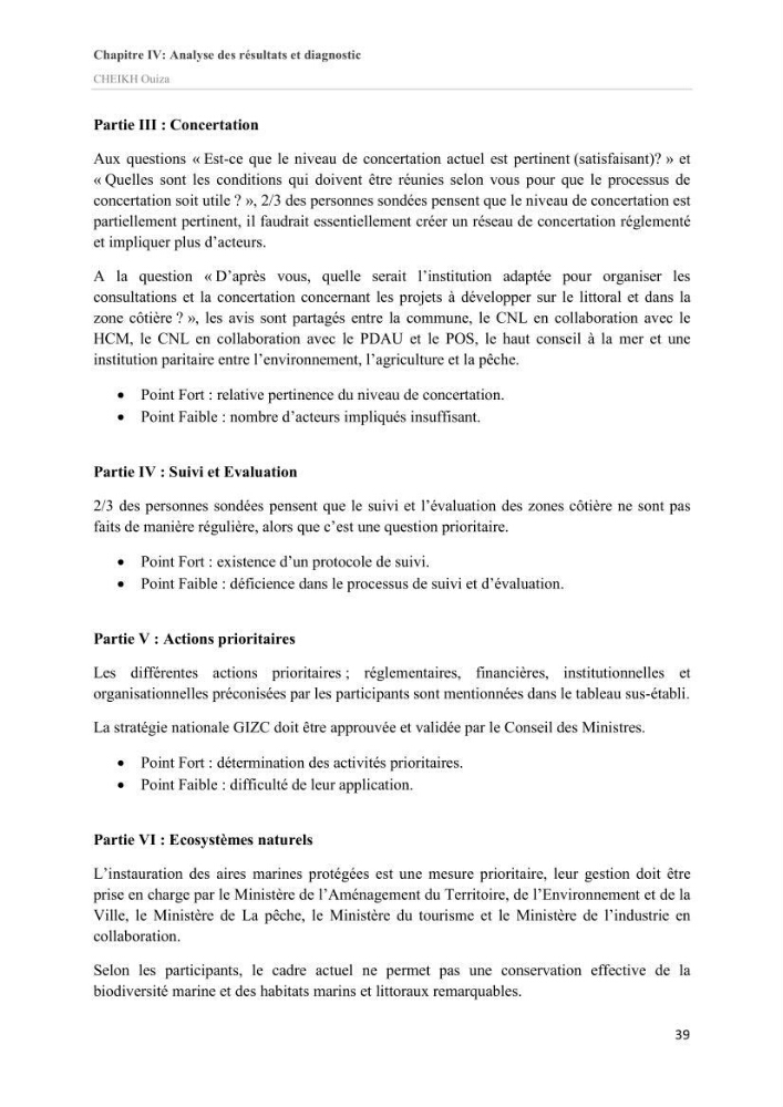 Essai de compréhension du contexte GIZC en Algérie
