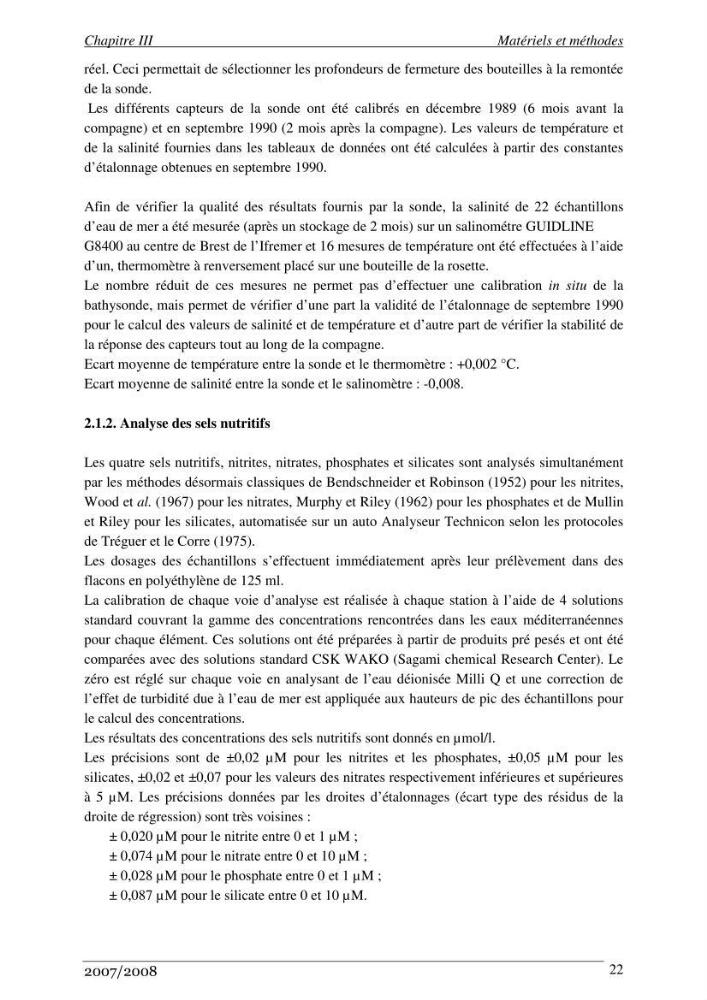 Les métaux traces dans les sédiments de la baie de Bou-Ismail: surveillane de la pollution et étude des processus géochimiques
