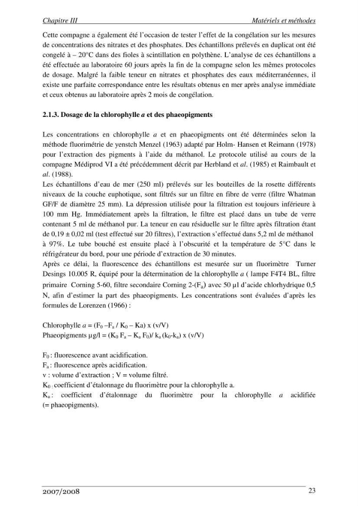 Les métaux traces dans les sédiments de la baie de Bou-Ismail: surveillane de la pollution et étude des processus géochimiques