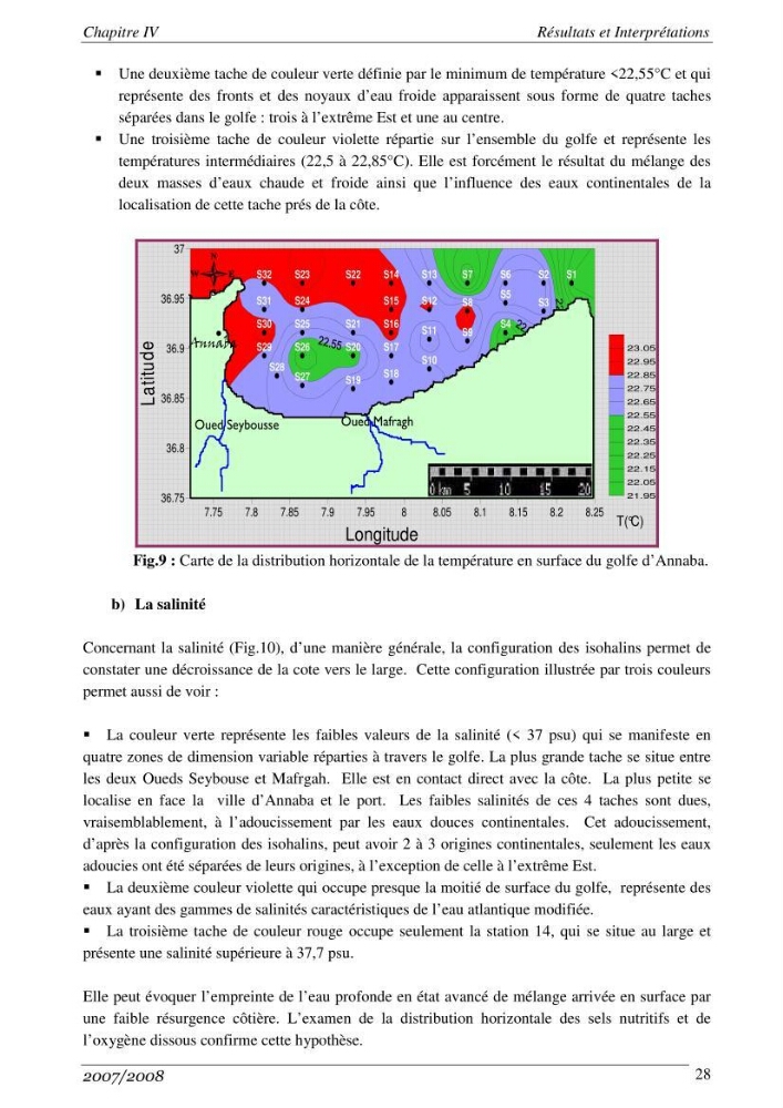 Les métaux traces dans les sédiments de la baie de Bou-Ismail: surveillane de la pollution et étude des processus géochimiques