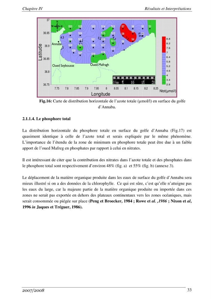 Les métaux traces dans les sédiments de la baie de Bou-Ismail: surveillane de la pollution et étude des processus géochimiques