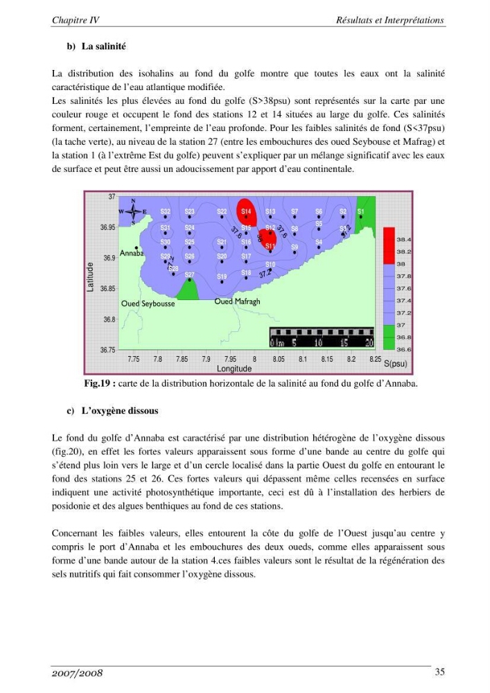 Les métaux traces dans les sédiments de la baie de Bou-Ismail: surveillane de la pollution et étude des processus géochimiques