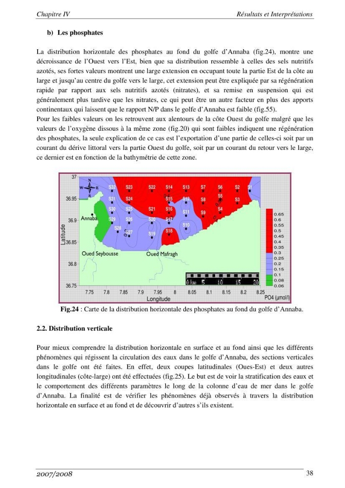 Les métaux traces dans les sédiments de la baie de Bou-Ismail: surveillane de la pollution et étude des processus géochimiques