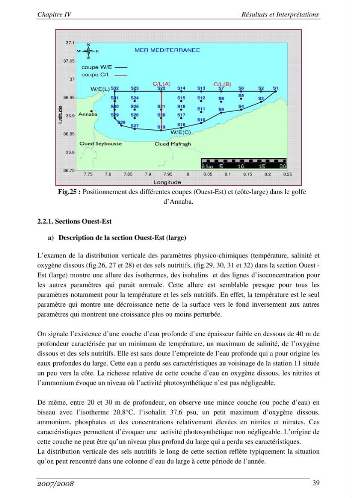 Les métaux traces dans les sédiments de la baie de Bou-Ismail: surveillane de la pollution et étude des processus géochimiques
