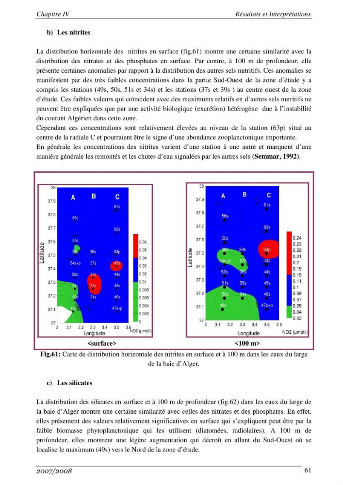Les métaux traces dans les sédiments de la baie de Bou-Ismail: surveillane de la pollution et étude des processus géochimiques