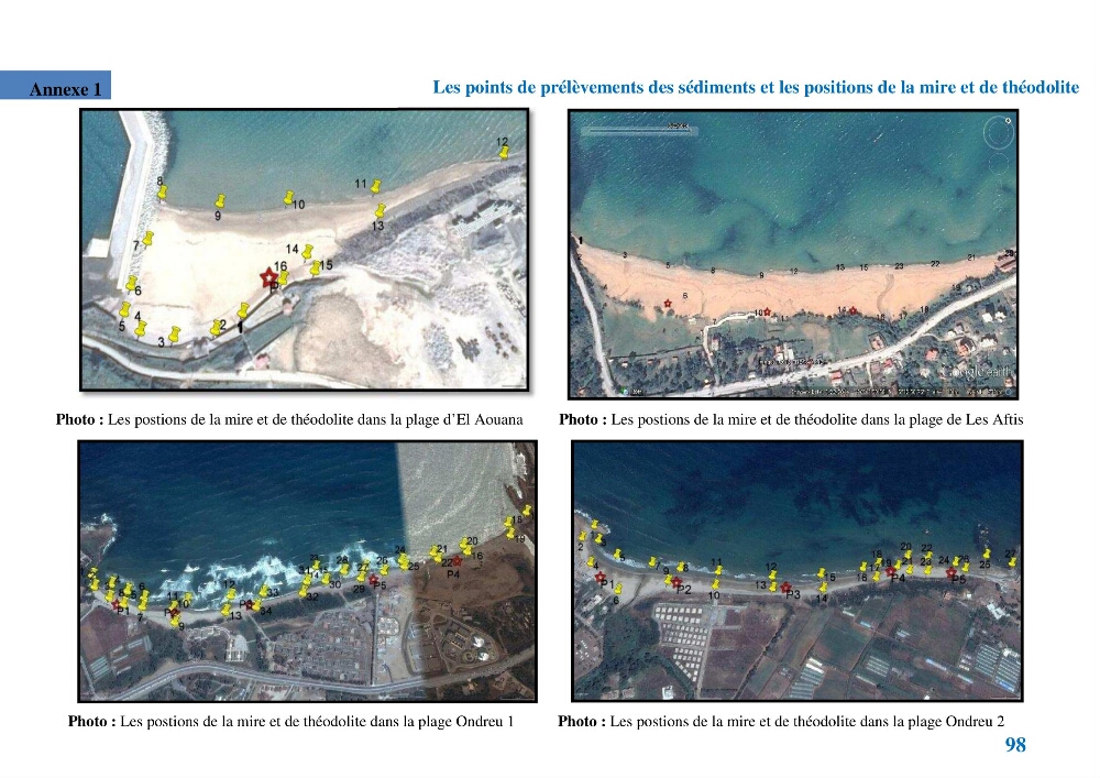 Etude géomorpho-sédimentaire de la zone côtière du parc National de Taza