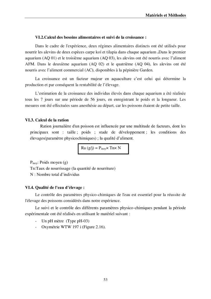 Incorporation de la farine d\'insecte (Hermetia illucences ) dans l\'alimentation des poissons