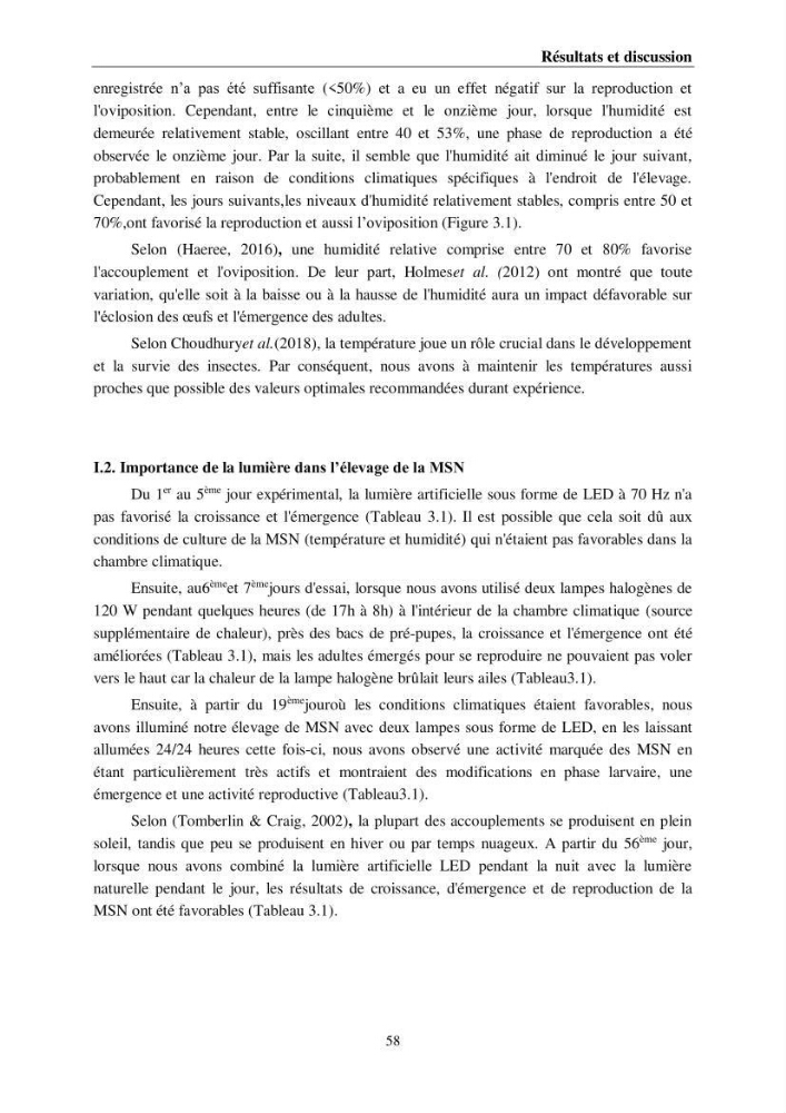 Incorporation de la farine d\'insecte (Hermetia illucences ) dans l\'alimentation des poissons