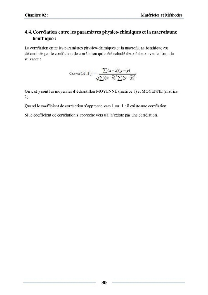 Dynamique des peuplements du Lac Mellah
