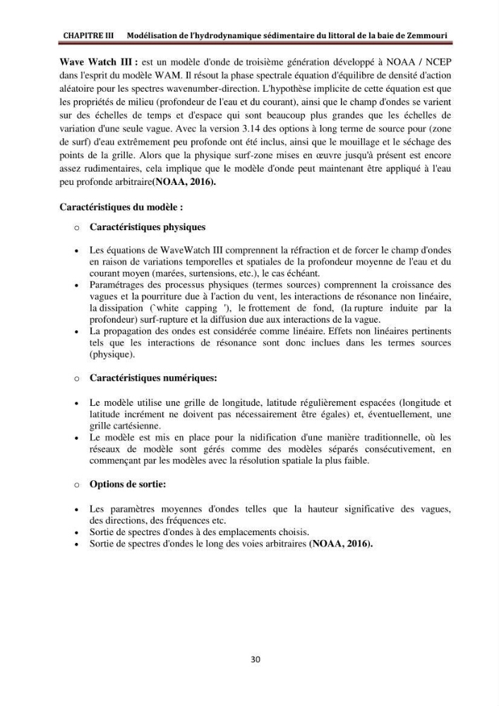 Modélisation de la dynamique et la cinématique à multi échelles du trait de côte et évaluation des zones à risques du littoral centre Algérien