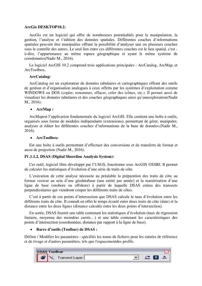 Modélisation de la dynamique et la cinématique à multi échelles du trait de côte et évaluation des zones à risques du littoral centre Algérien