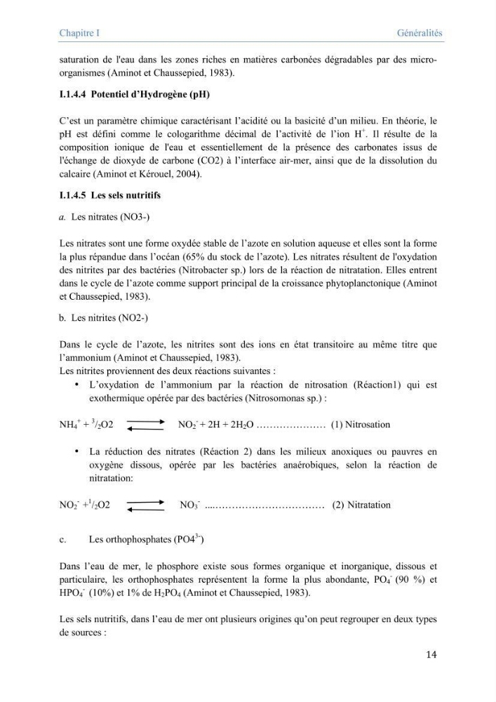 Utilisation des Systèmes d\'Information Géographiques pour le suivi des paramètres indicateurs de pollution dans la baie de Bou-Ismail