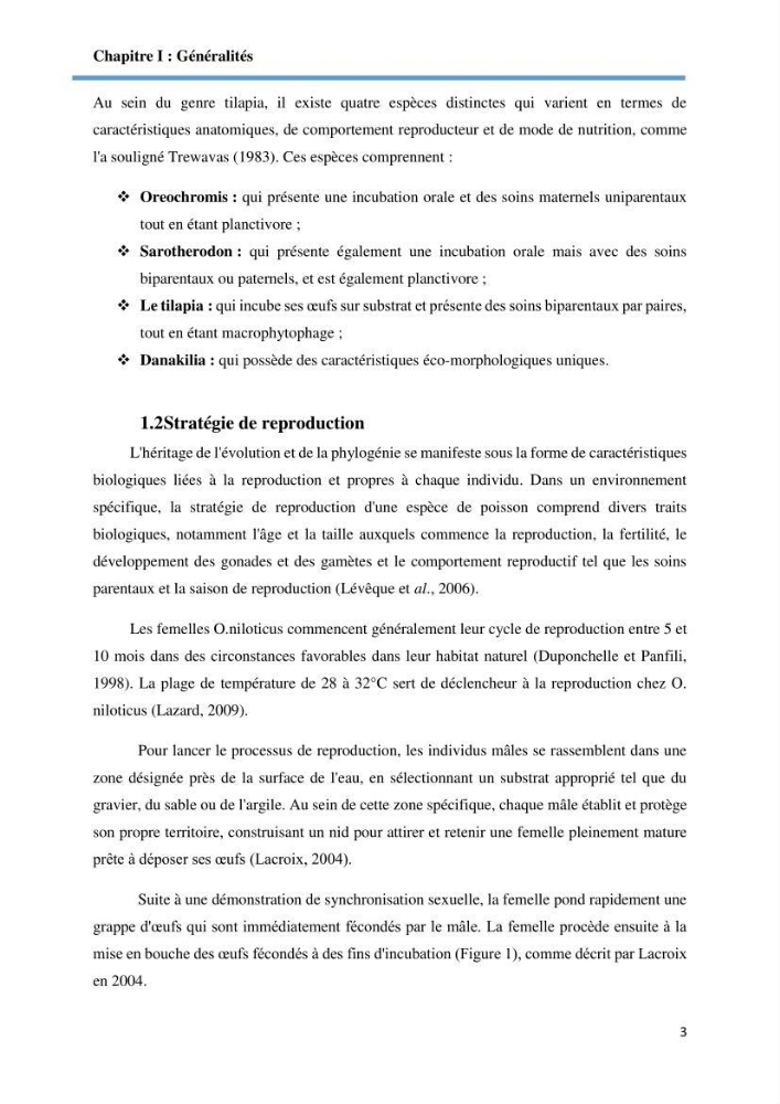 Caracterisation de la qualité du sperme chez les poissons