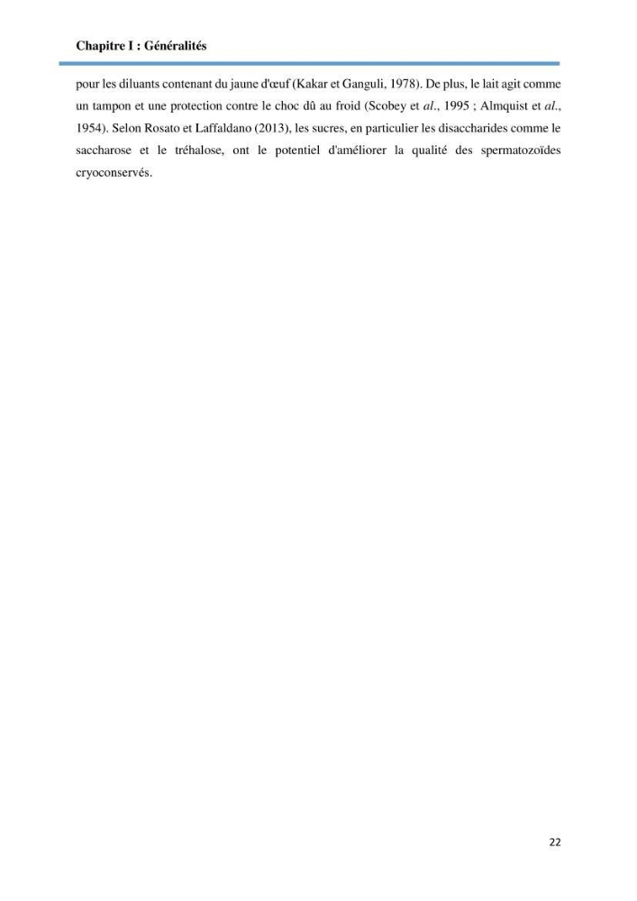 Caracterisation de la qualité du sperme chez les poissons