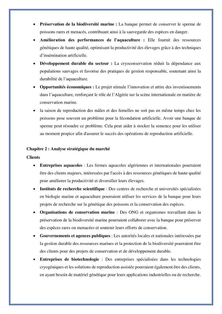 Caracterisation de la qualité du sperme chez les poissons