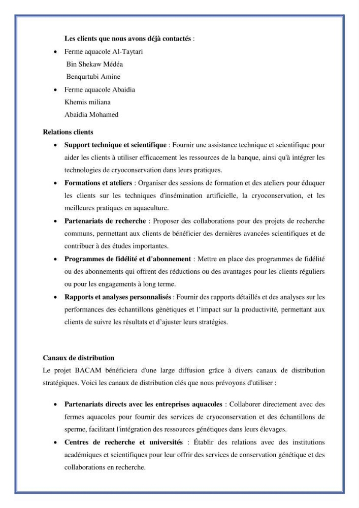 Caracterisation de la qualité du sperme chez les poissons