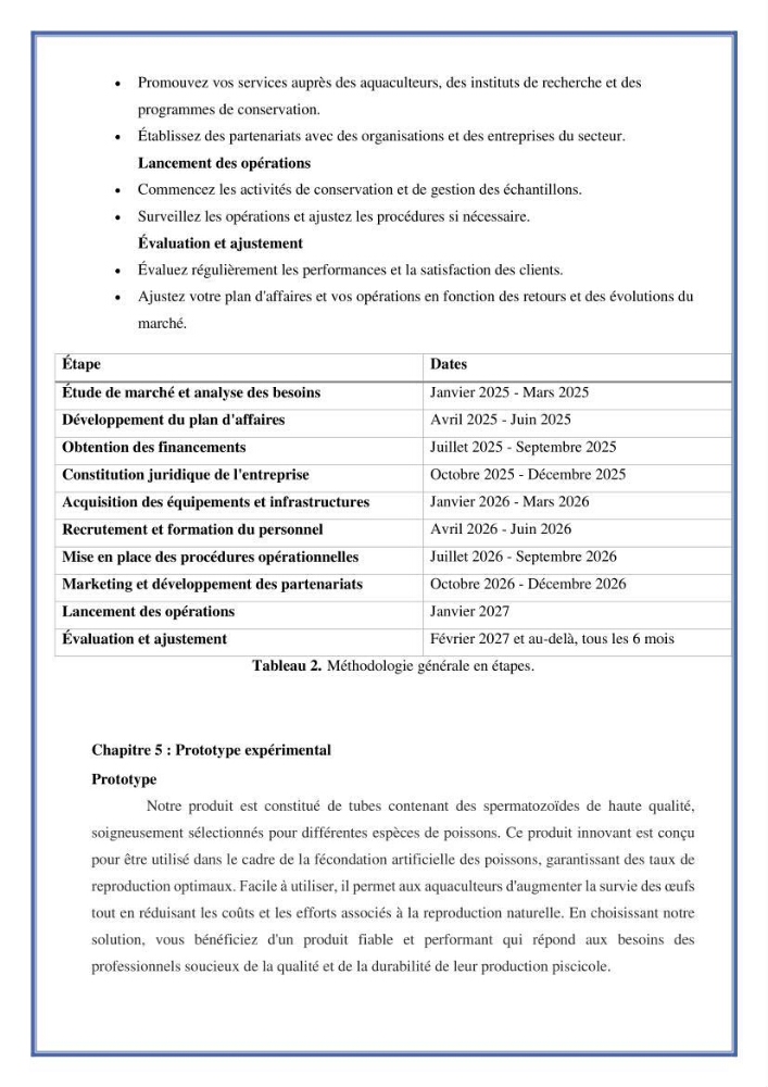 Caracterisation de la qualité du sperme chez les poissons