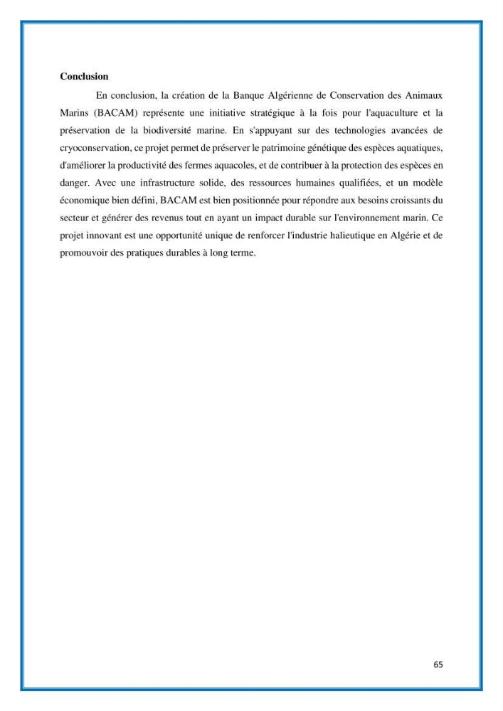 Caracterisation de la qualité du sperme chez les poissons