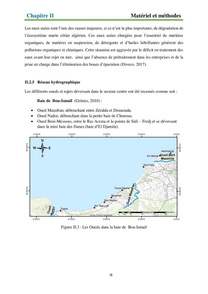 Identification des zones propices à héberger des filières conchylicoles par modélisation numérique et télédetection: