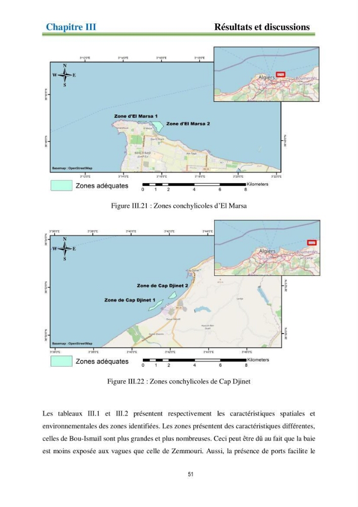 Identification des zones propices à héberger des filières conchylicoles par modélisation numérique et télédetection: