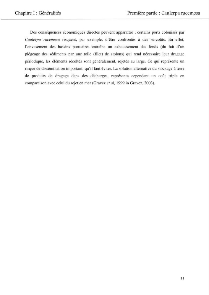 Etude d\'une chlorobionte caulerpale