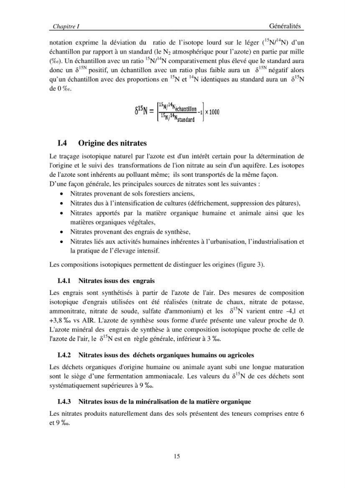 Etude de la pollution par les nitrates des eaux souterraines de la plaine de la mitidja Est en utilisant les techniques hydrochimiques et isotopiques