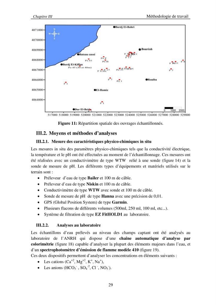 Etude de la pollution par les nitrates des eaux souterraines de la plaine de la mitidja Est en utilisant les techniques hydrochimiques et isotopiques