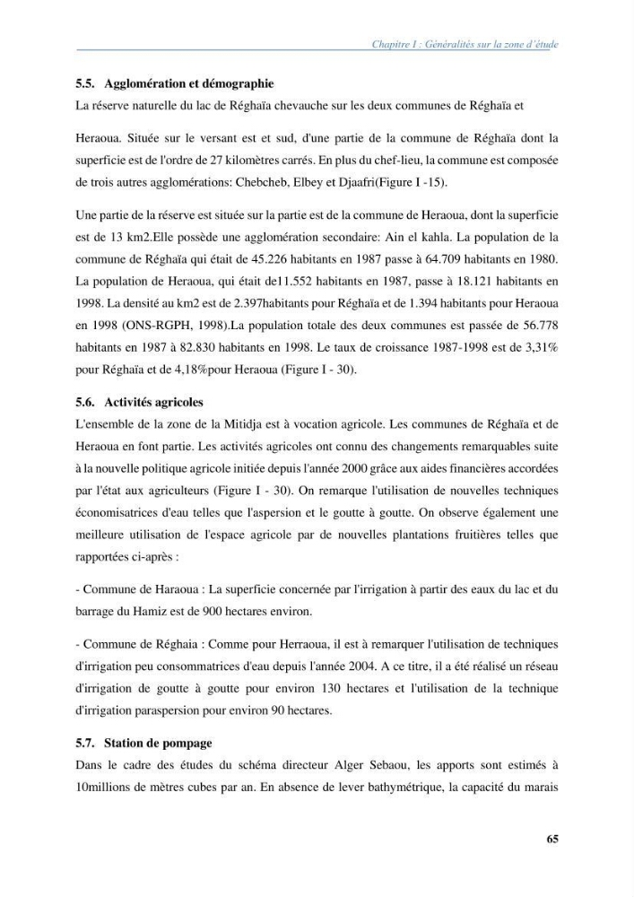 Vulnérabilités du littoral aux risques côtiers dans la baie de Zemmouri